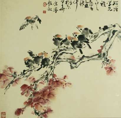 康宁 春趣 镜心